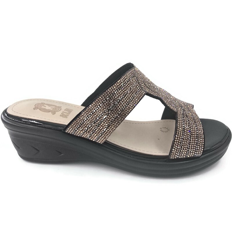 KLIN รองเท้าแตะส้นตัน รุ่น KU1284  รองเท้าผู้หญิง สินค้าพร้อมส่ง