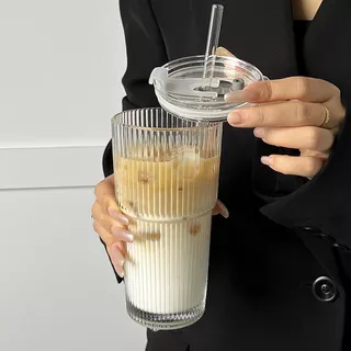 (แตกเคลมฟรี) (แพคโฟมกันแตก) แก้วเกาหลี 600ml แก้วมัทฉะ แก้วมัทฉะ แก้วกาแฟ แก้วกาแฟ แก้วน้ำแข็ง