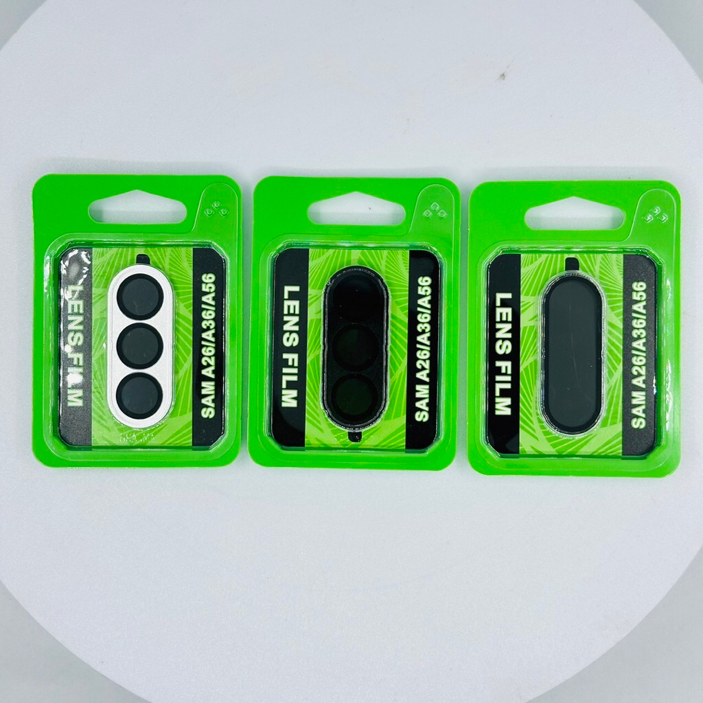 ฟีล์มครอบเลนกล้อง Camea สีพืเน สำหรับSamsung A26 A36 A56 กันแตก กันรอยขีดขวดได้ดี