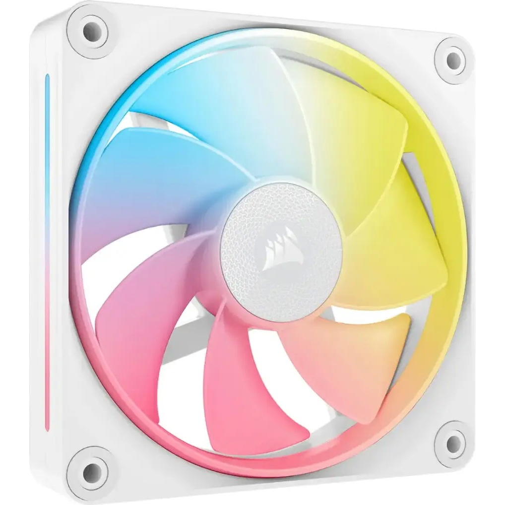 CORSAIR iCUE LINK LX120-R RGB 120mm PWM Reverse Blade Computer Case Expansion Fan - White (CO-905105