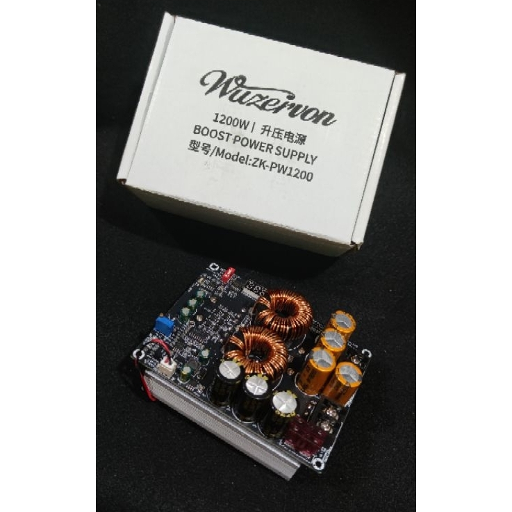 ใหม่! ZK-PW1200 สเต็ปอัพ1200w Wuzhi audio ใช้กับแอมป์จิ๋วได้ทุกรุ่น Step up 1200w