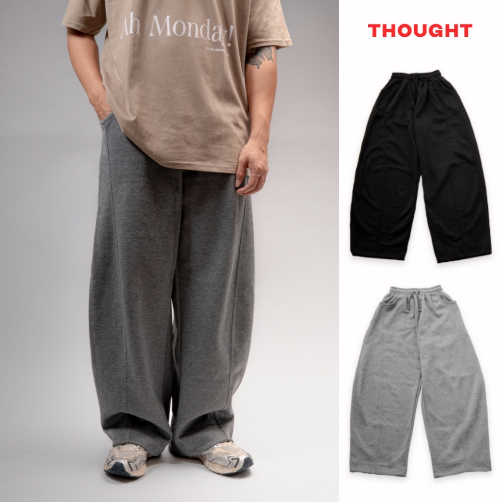 THOUGHT -  Sweatpants กางเกงวอร์ม ทรง Baggy กางเกงขายาว