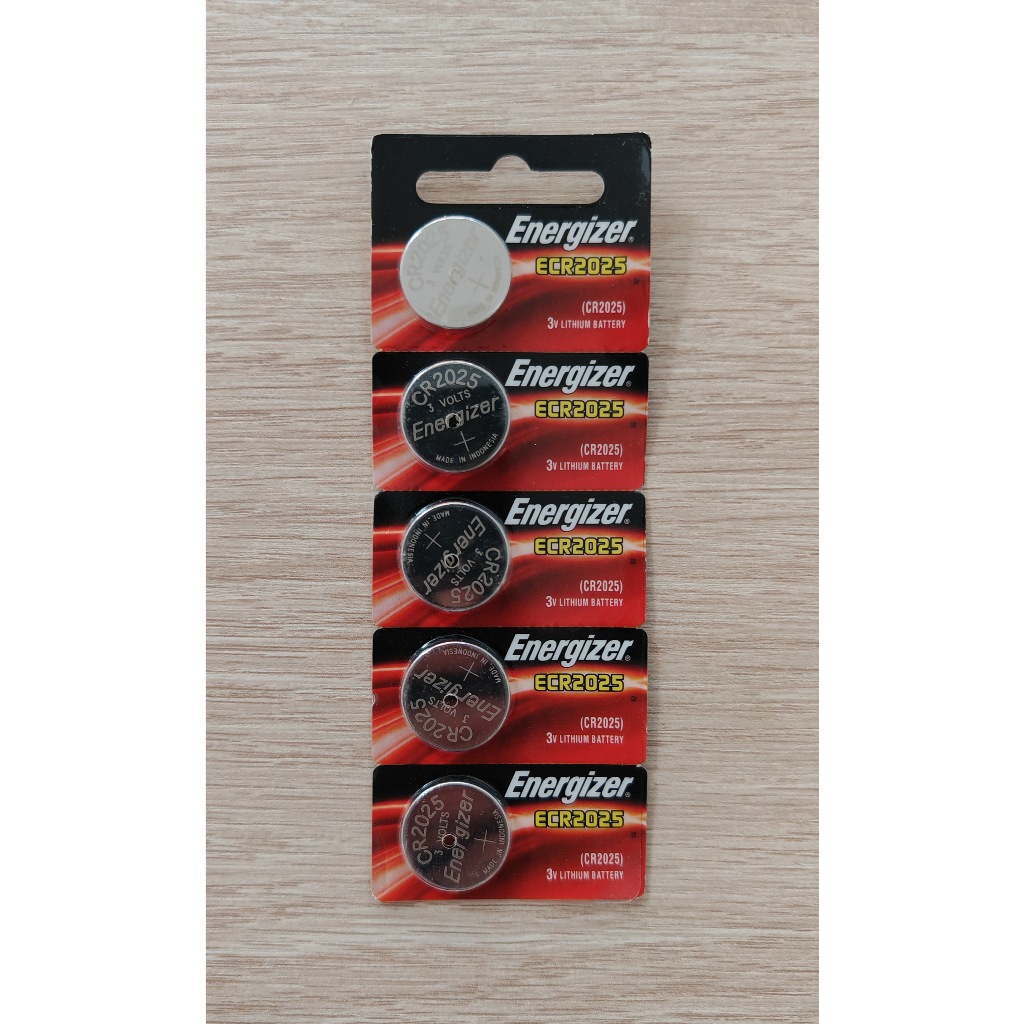 ⚪ ถ่านกระดุม Energizer CR2025 Lithium Battery 3V