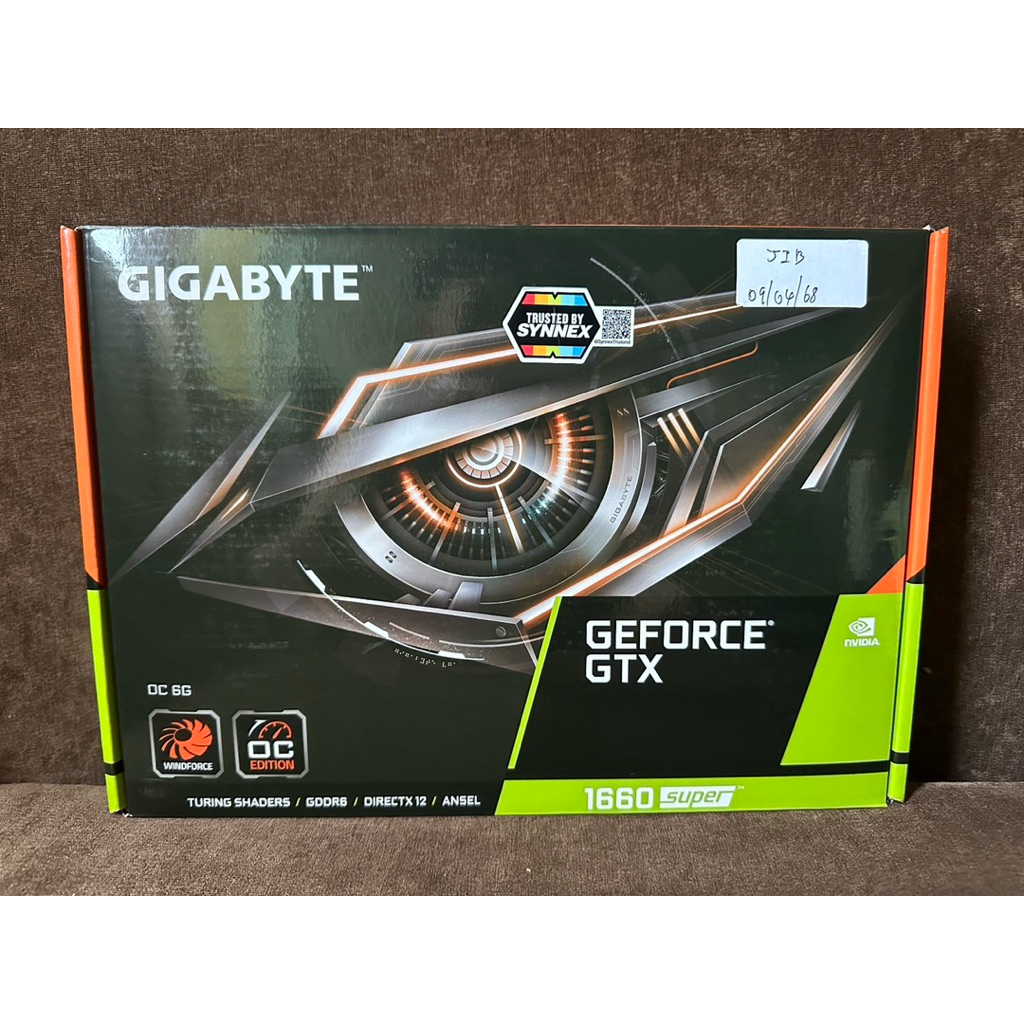 กล่องการ์ดจอ Gigabyte Geforce GTX 1660 super