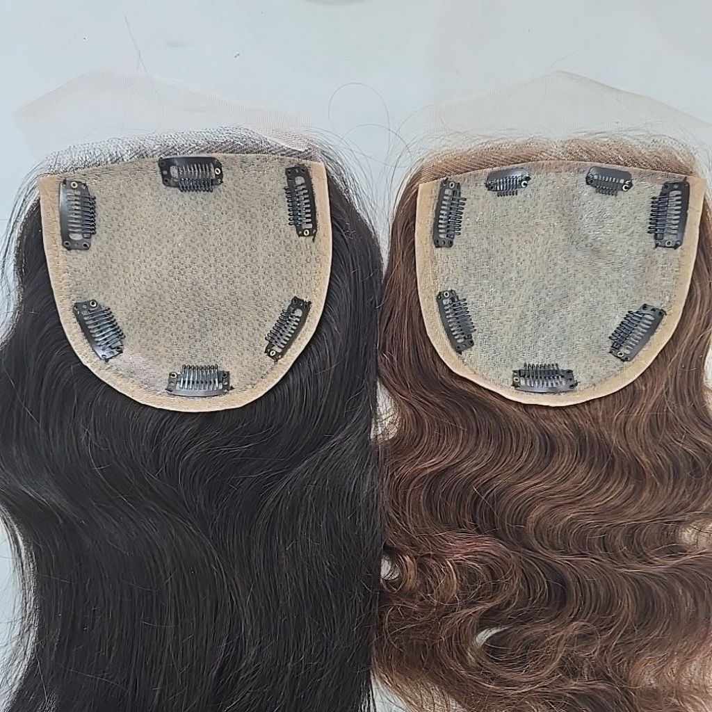 แผ่นปิดผมบางผมแท้100% เน้นเสยผม silk base closure 5×5นิ้ว มีไรผม เนียนไร้รอยต่อ