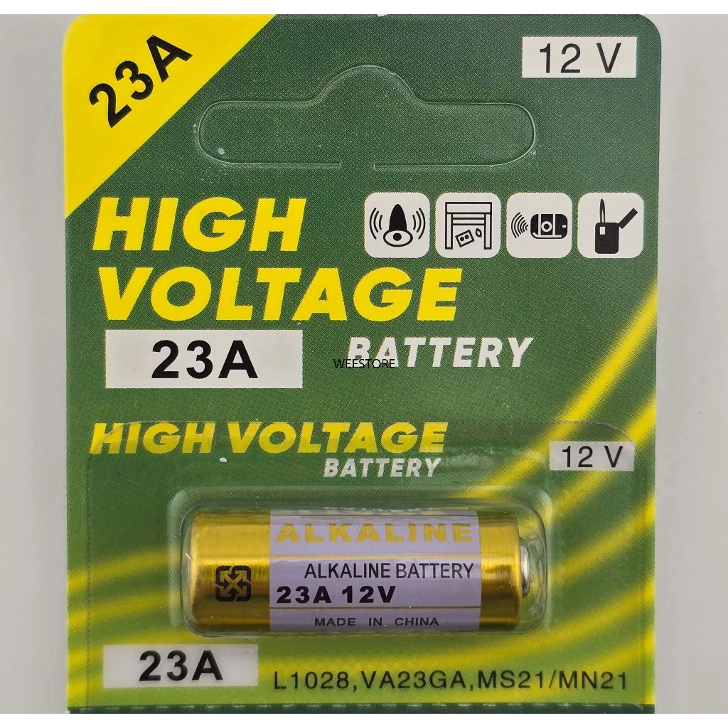 ถ่าน HIGH VOLTAGE Alkaline battery ถ่านรีโมท 23A