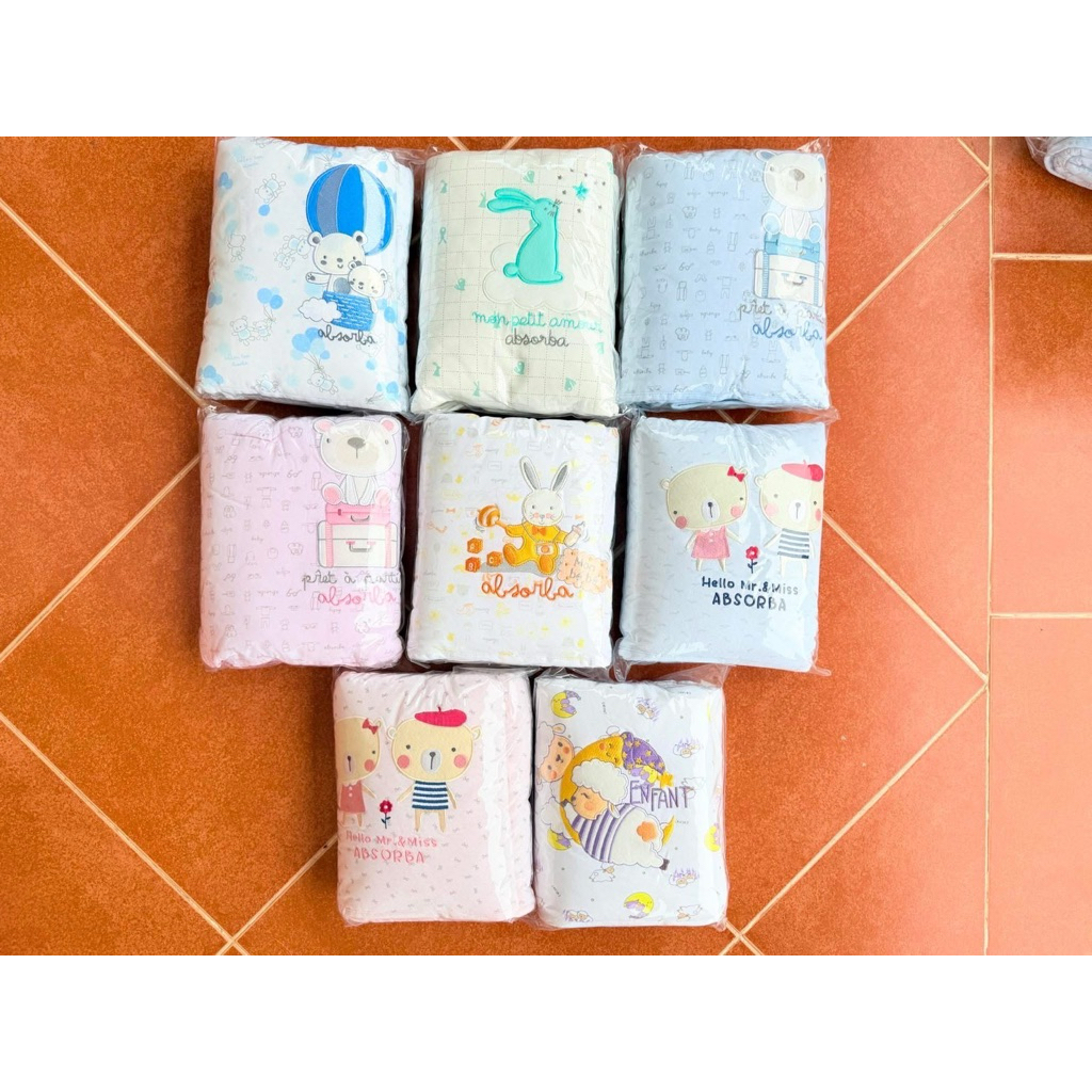 พร้อมส่ง ❗️ผ้าห่มนวมสำหรับเด็กแรกเกิด ถึง 2ปี Enfant LittleWacoal Absorba 30*40นิ้ว ขออนุญาตคละลายเท