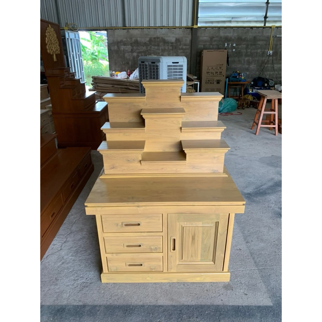 โต๊ะหมู่บูชาไม้สักมือสอง Buddha Shelf (Second hand)