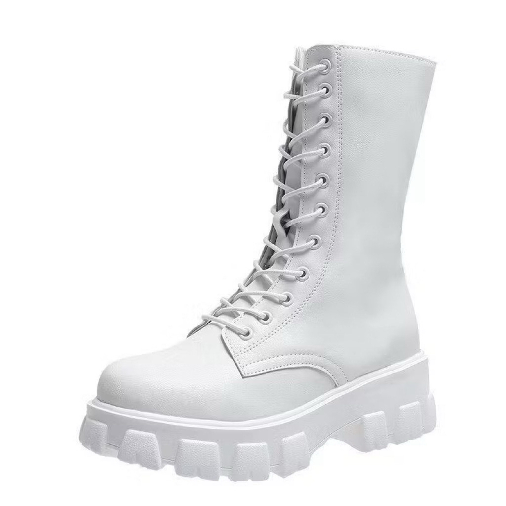 รองเท้าบูทขาว Size 43