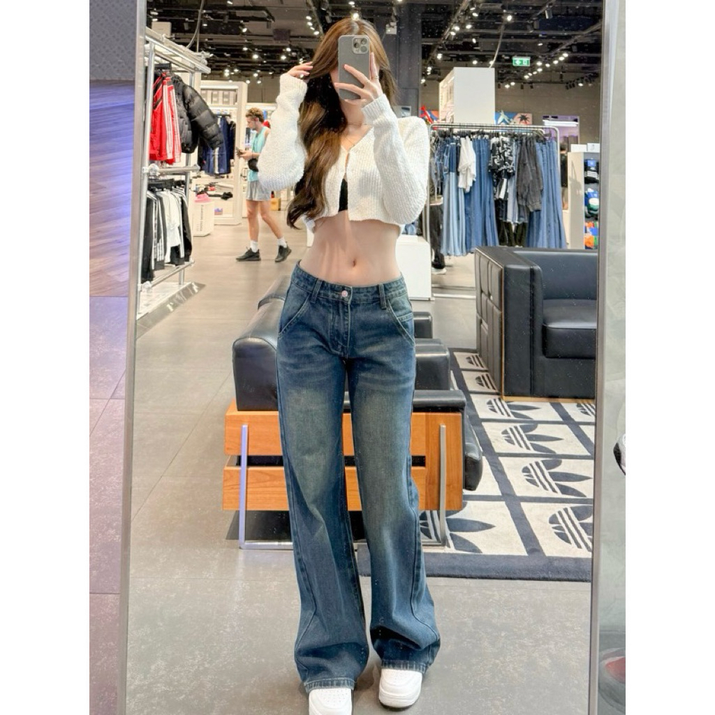 ส่งต่อ‼️ Loading Jeans - กางเกงยีนส์เอวต่ำ ป้าย Feelfree