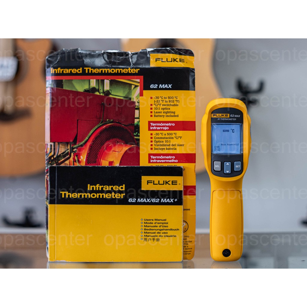 *มือสอง*อินฟราเรดเทอร์โมมิเตอร์รุ่นทรหด กันน้ำ กันฝุ่น ทนแรงกระแทก FLUKE 62 MAX มือสอง สภาพดี