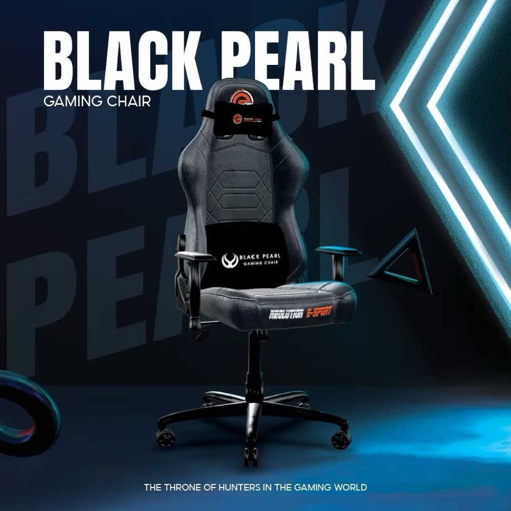 Neolution E-Sport Gaming Chair รุ่น Black Pearl เก้าอี้เกมมิ่งคอมพิวเตอร์ ปรับนอนได้ถึง180 องศา ประกันศูนย์ 1 ปี