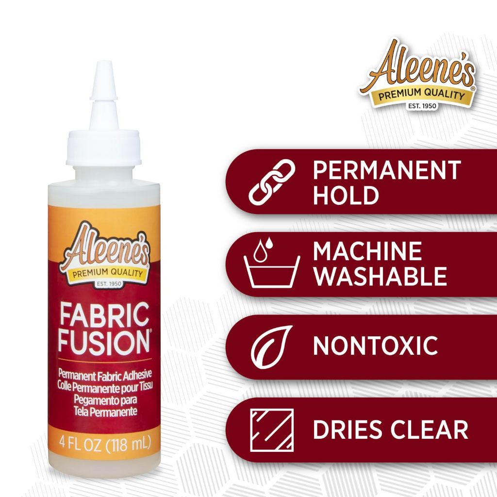 Aleene's Fabric Fusion Permanent Adhesive  4 oz. กาวติดผ้า
