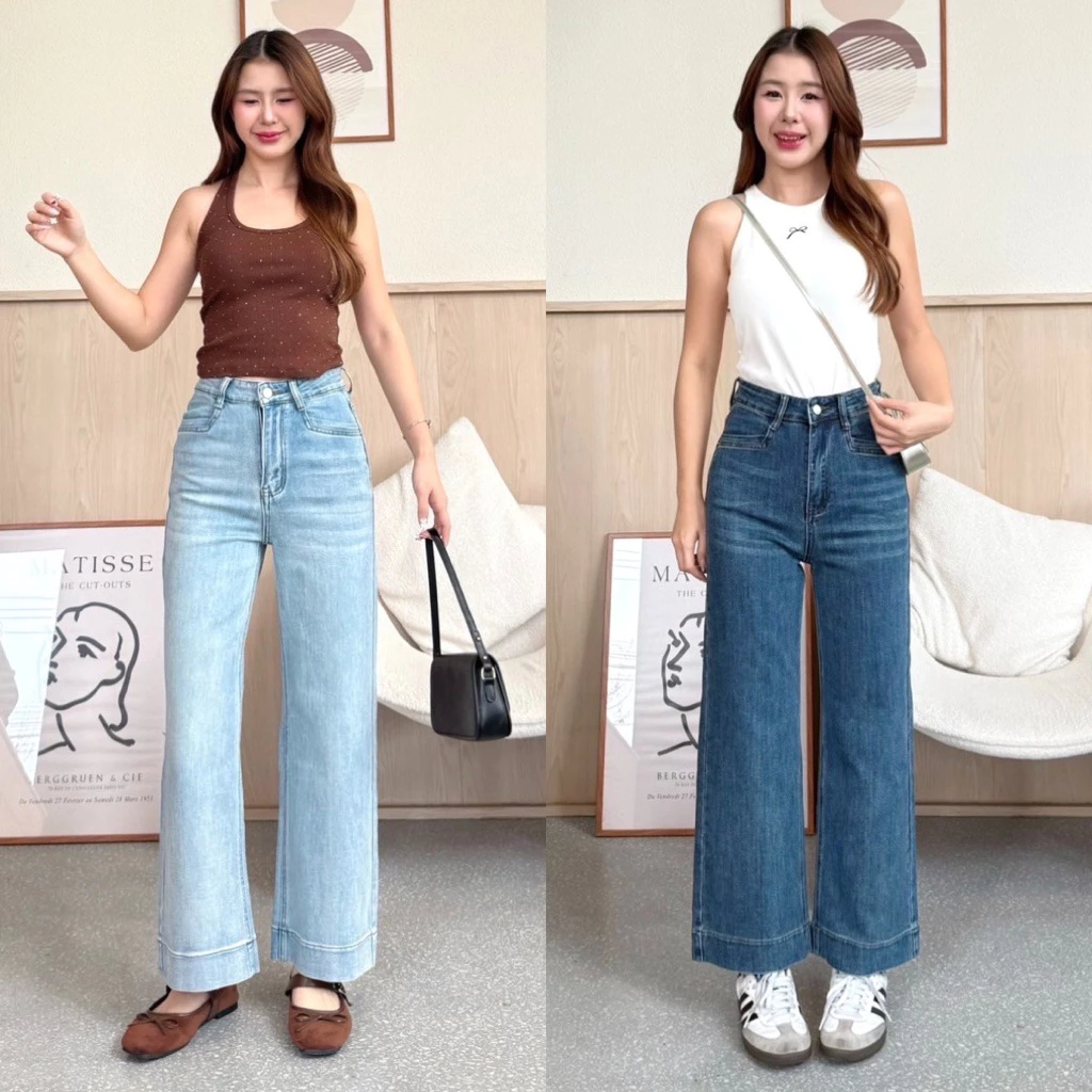 กระบอกเอวสูงมี 5 สีผ้าฮ่องกงเกรดพรีเมี่ยมยืดเยอะ มีไซส์ S-7XL เอว 24-44”