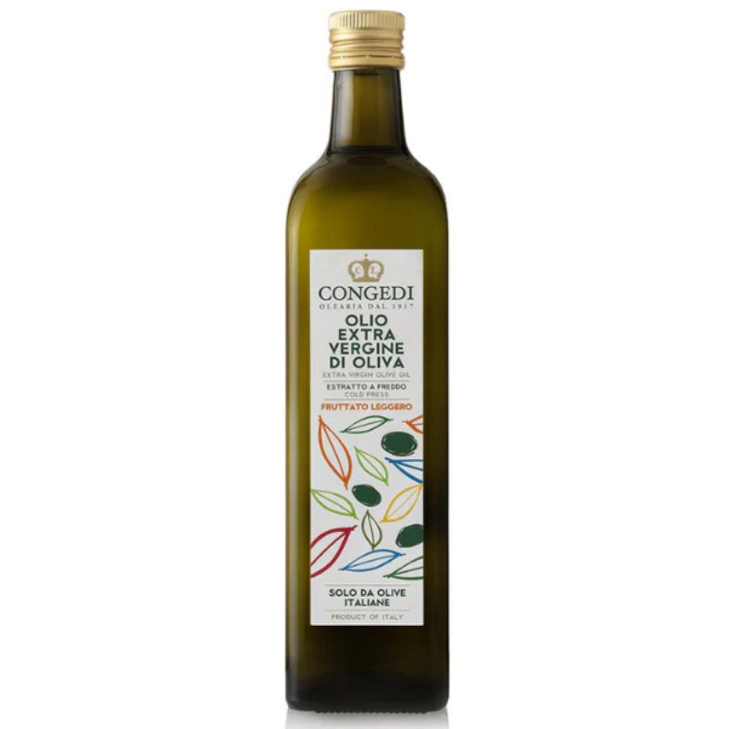 คอนเจดี น้ำมันมะกอก (กลิ่นผลไม้อ่อนๆ) เอ็กซ์ตร้าเวอร์จิน 500 มล. - Extra virgin olive oil (Fruttato Leggero) 500ml Conge
