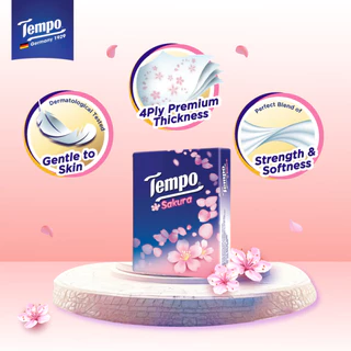 Tempo กระดาษเช็ดหน้า ทิชชู่พกพา ชนิดแพ็กสุดคุ้ม