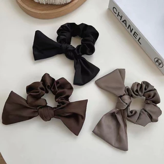 ยางรัดผมโบว์ KOREA RIBBON TIES - NADI ทรงเรียบมินิมอล