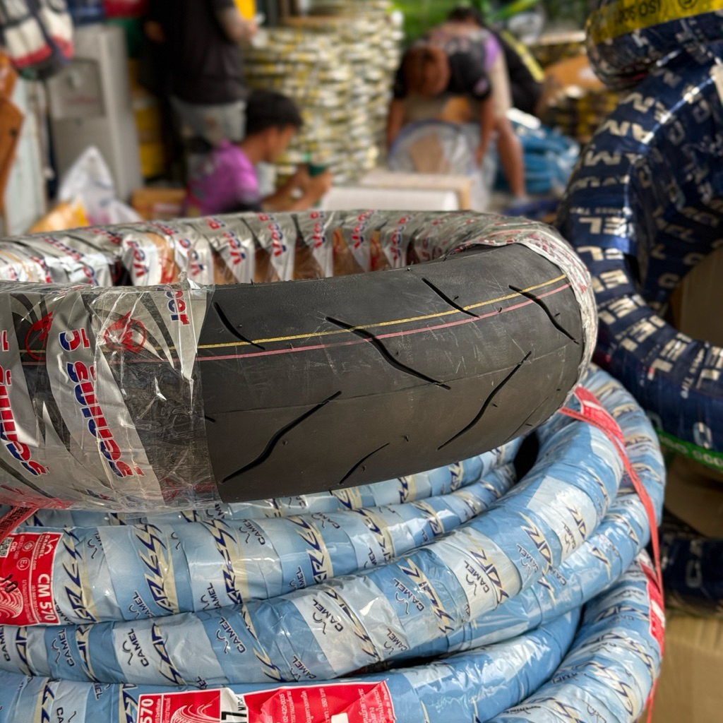 ยางนอก Vee Rubber TL VRM389 100/90-12,110/90-12 ยางแบบไม่ใช้ยางใน คุณภาพสูง รูปที่ 3