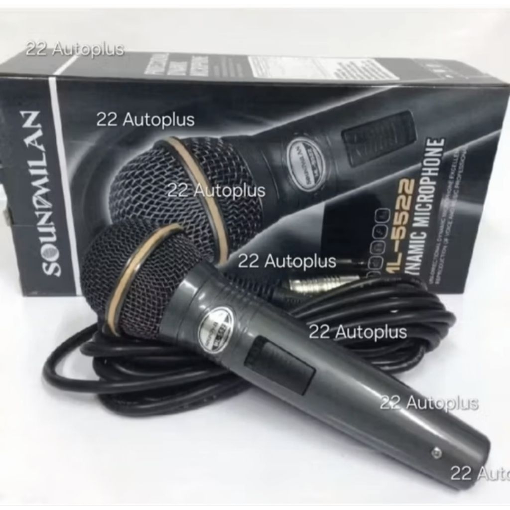 ไมค์โครโฟน Sound Milan ML-5522 ไมค์พร้อมสาย ไมค์สาย พร้อมส่ง สินค้าใหม่ ML5522 เสียงดี คุณภาพเยี่ยม