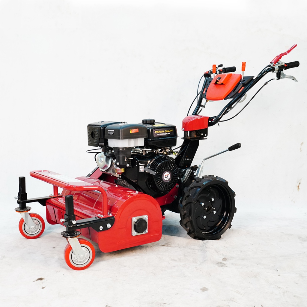 รถตัดหญ้าเดินตามไชโย รุ่น CY-8600 หน้ากว้าง 60 cm ใบตัดใบวาย 48 ใบมีด เข้าเกียร์เดินเองได้