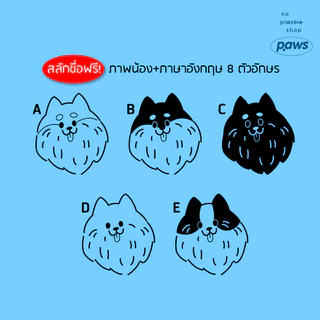 ปอมเปอเรเนี่ยน Paws x no plastic shop กระติกน้ำสุนัข สแตนเลส เก็บความเย็น 24 ชั่วโมง