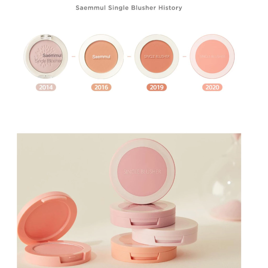 the SAEM Saemmul Single Blusher 5g. บลัชออนสีละมุน thumbnail 4