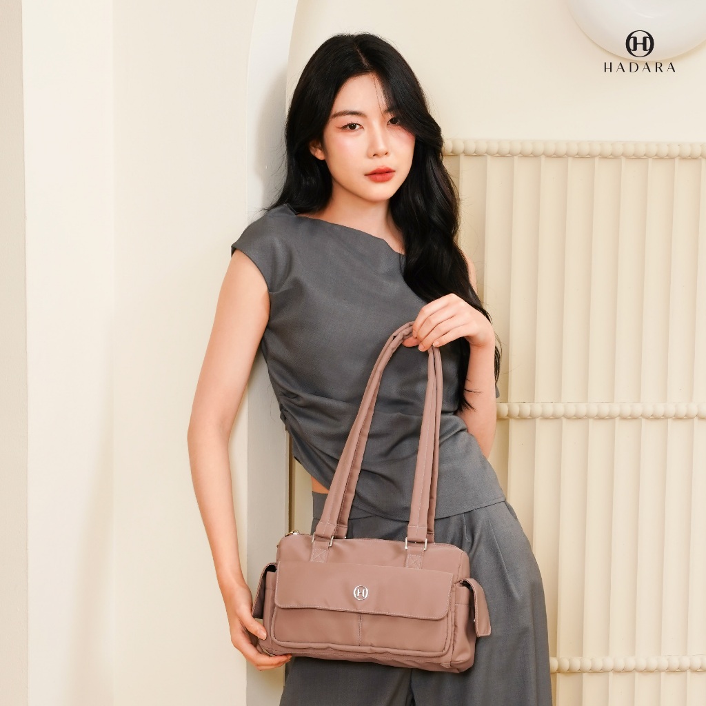 Hadara Classic 95 กระเป๋าสะพายข้าง ผ้า Deluxe Nylon น้ำหนักเบา กันน้ำ 80% ใส่ iPad mini ได้ ราคา ถูกที่สุด ดีลบีเคเค แกลเลอรีภาพที่ 5