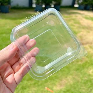 กล่อง FF45 FF-45 FF 45 ใส่ขันข้าว 8-9 ซม.พอดีสวย (คล้ายกล่อง P24แต่ใหญ่กว่านิดหน่อย) กล่องล๊อคได้ สีใส ใส่ขนมสวยมาก