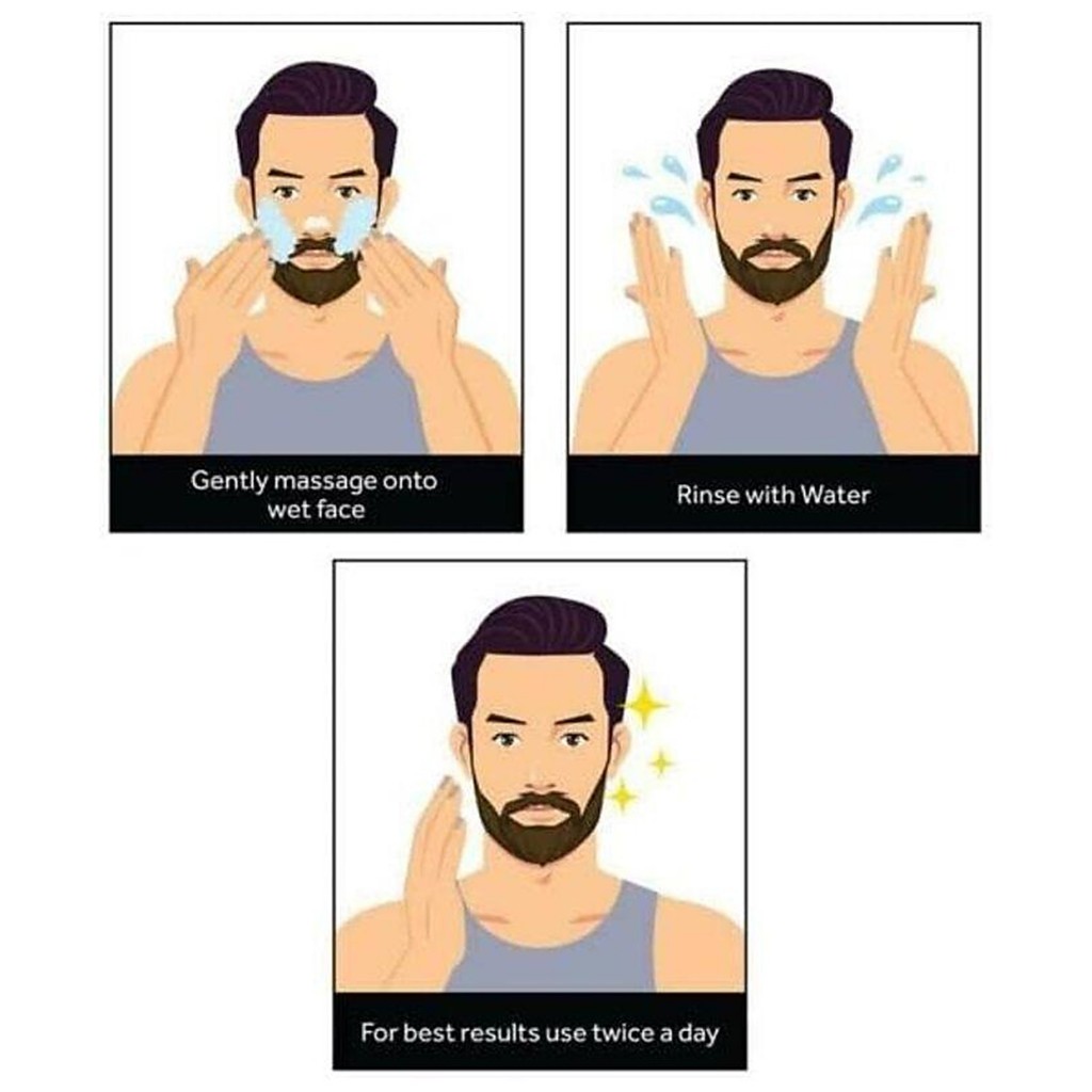 Neutrogena Men Face Wash 100g คลีนซิ่งโฟมทำความสะอาดผิวหน้าผู้ชายสูตรพิเศษจากนูโทรจิน่าเม็น ราคา ถูกที่สุด ดีลบีเคเค แกลเลอรีภาพที่ 5