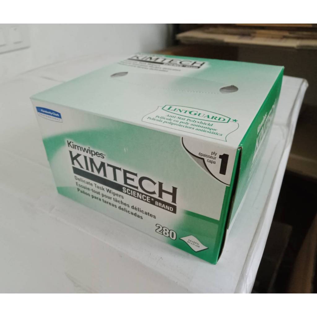 กระดาษเช็ดทำความสะอาด Kimwipes 11X21CM 280PC/BOX Kimtech