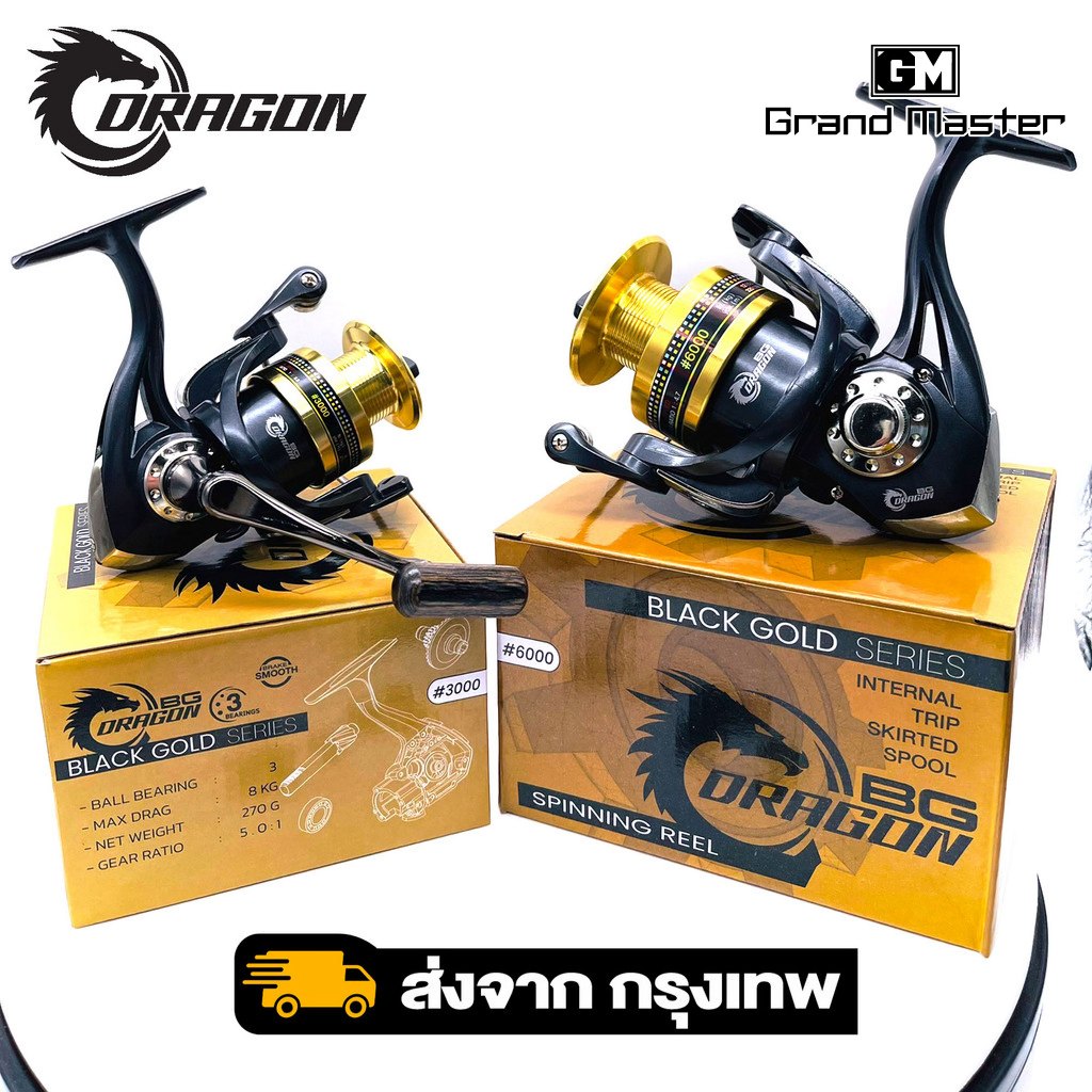 [ได้รอก2ตัว 999บาท]รอกสปินนิ่งดราก้อน BG รอกตกปลาสไตล์เรโทร ยุคใหม่ ระบบรอกทันสมัย จัดมาเต็มระบบ