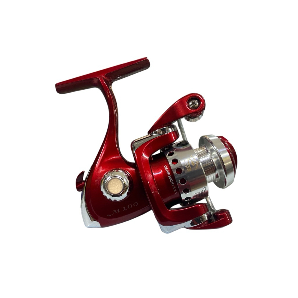 รอกสปิ๋ว King Cobra M100 สีแดง สีน้ำเงิน
