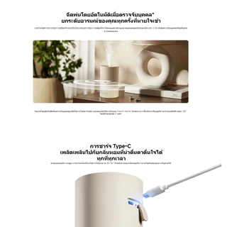 Xiaomi Smart Scent Diffuser สมาร์ทเครื่องกระจายกลิ่นหอม การชาร์จหนึ่งครั้งใช้เวลาประมาณ 50 วัน