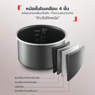 [สินค้าใหม่] Tefal หม้อหุงข้าว AI อัจฉริยะ ปรับอุณหภูมิอัตโนมัติ Rice Mate ขนาด 0.7 ลิตร รุ่น RK515166 หม้อหุงข้าวไฟฟ้า