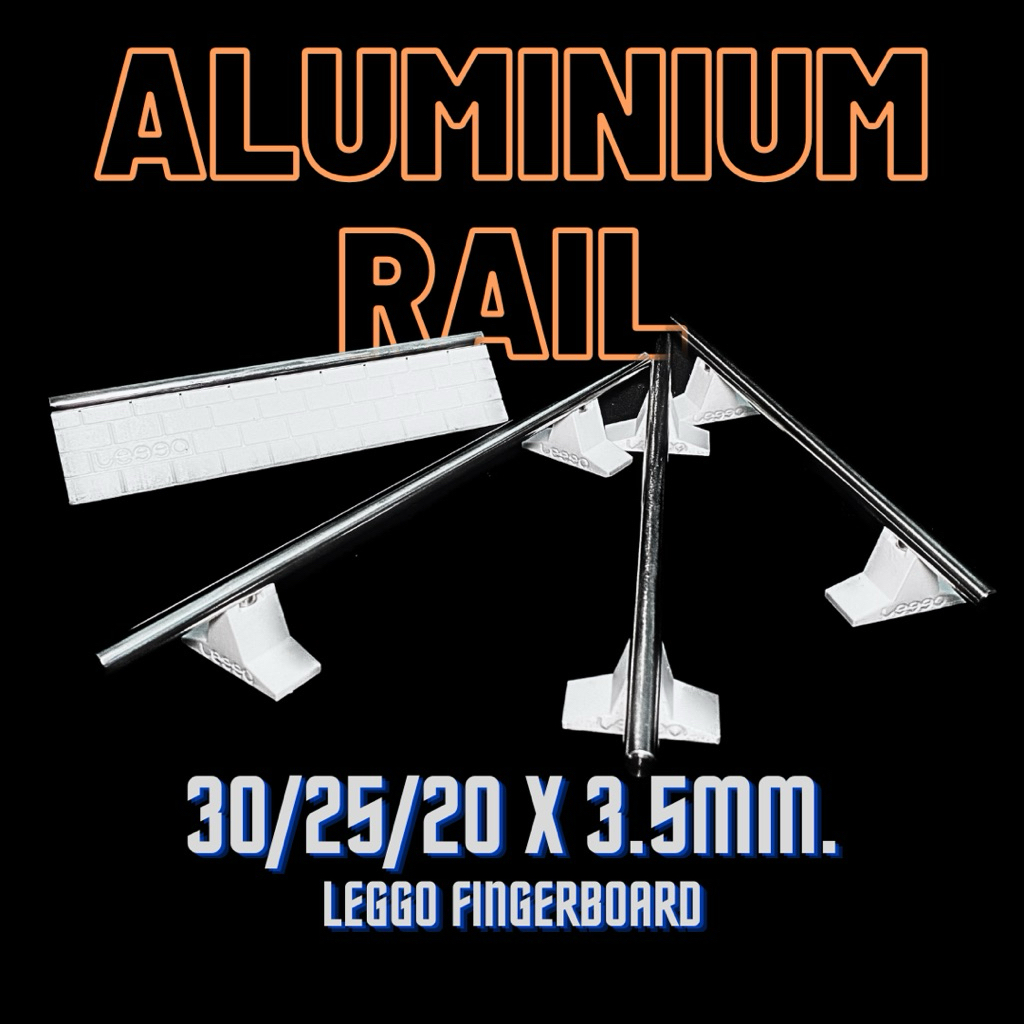 แรมป์ ฟิงเกอร์บอร์ด ราวเหล็ก กลม fingerboard round rail [Leggo skate]