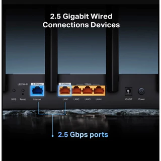 TP-Link Archer BE400 BE6500 Dual-Band WiFi7 RouterรองรับEasyMesh ของแท้รับประกัน LifeTime synnex