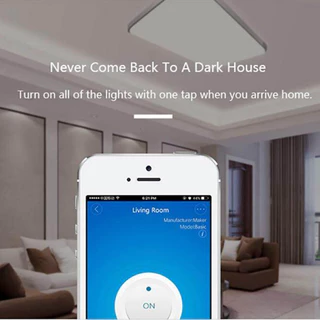 Sonoff Basic R2 สมาร์ทสวิทช์ WiFi สมาร์ทสวิทช์ไร้สาย 10A/2200W สั่งการด้วยเสียง การควบคุมเวลา สวิตซ์ไฟอัจฉริยะ
