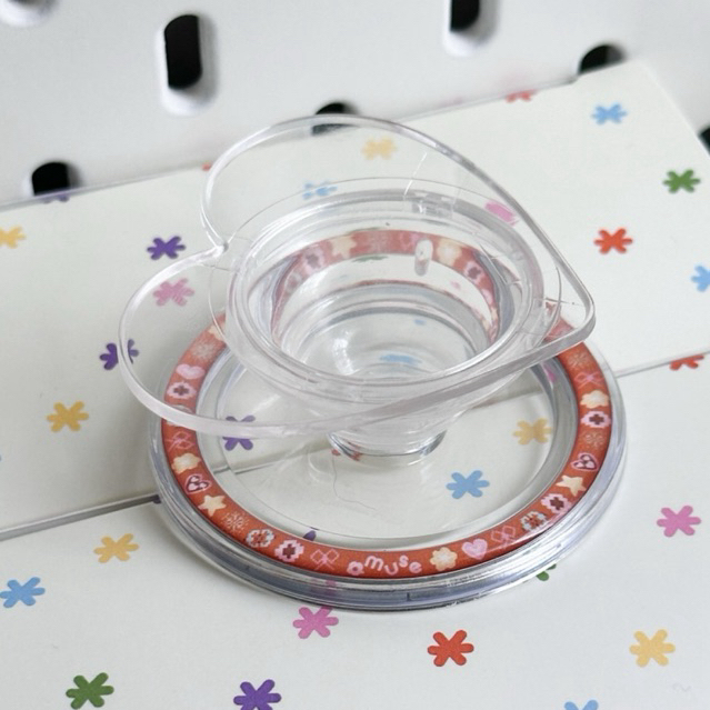 amuse stuff-magnetic griptok print flower ฐานแม่เหล็กสกรีนลาย