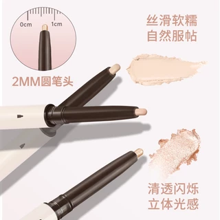 6502 (ใหม่/แท้) NOVO ปากกาดอลลี่อาย ทาตา 2 IN 1 เนื้อดี ติดทน กันน้ำ