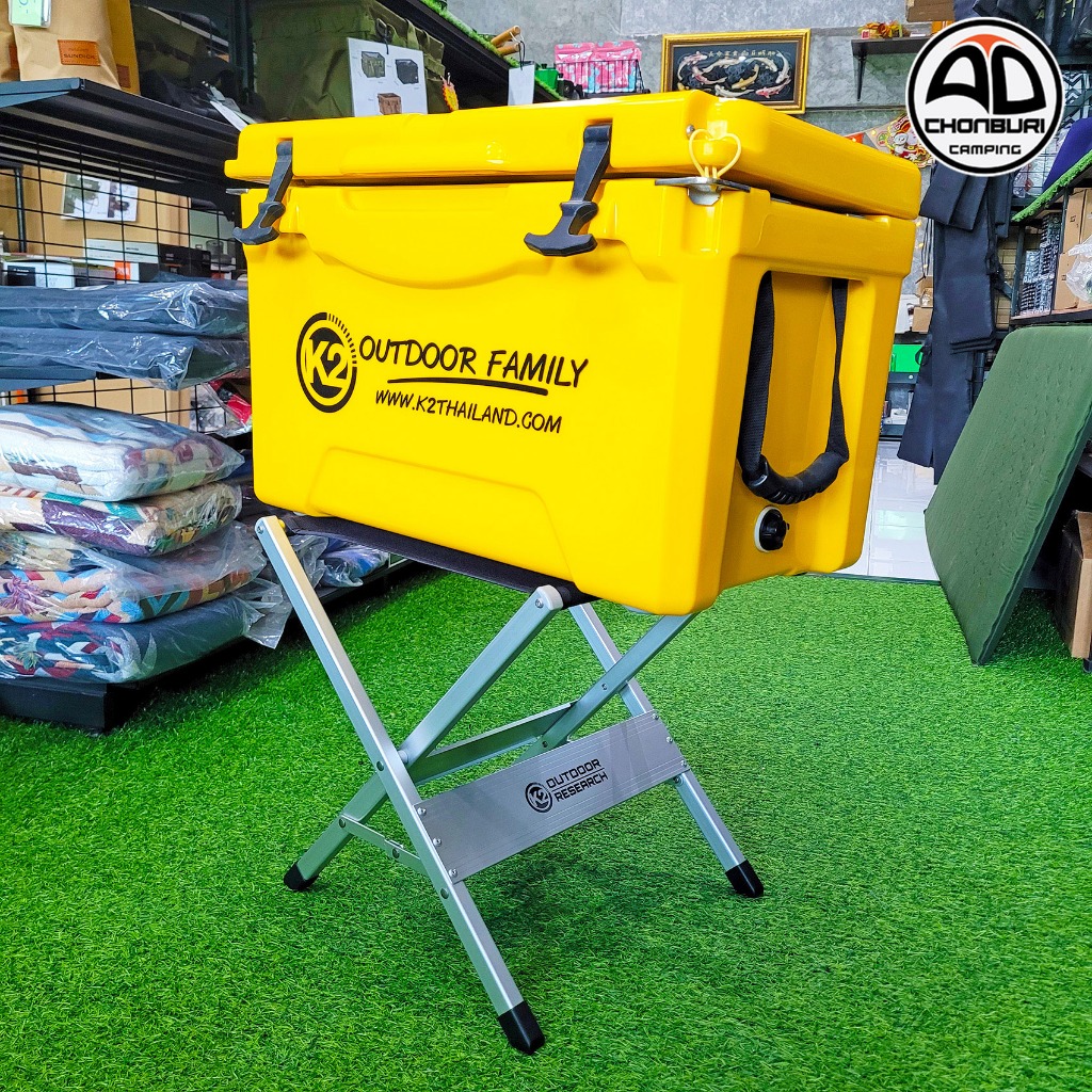 K2 RELAXING STOOL XT เก้าอี้แคมป์ปิ้ง เก้าอี้พับ รองขา อลูมิเนียม แข็งแรง น้ำหนักเบา เก็บง่าย ราคา ถูกที่สุด ดีลบีเคเค แกลเลอรีภาพที่ 2