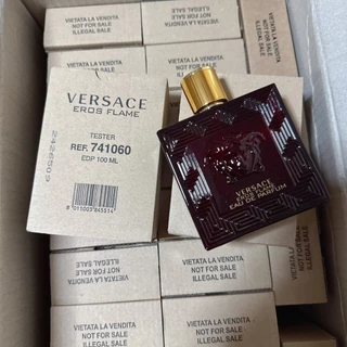 Versace Eros Flame EDP For Men 100 ml. เทสเตอร์ กล่องน้ำตาล