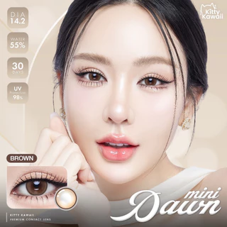 คอนแทคเลนส์(มินิ) Mini Dawn Brown / Light Brown / Gray (Kitty Kawaii) ⭐️ลายฮิต ขายดีมาก กรองแสงกันยูวี