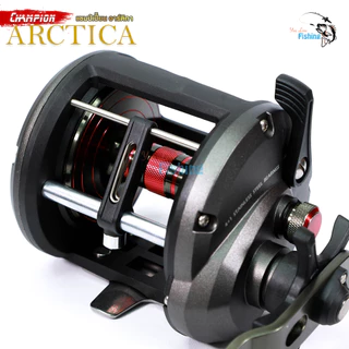 รอกเบทกลม Champion ARCTICA พรีเนียร์เกียร์เป็น “สแตนเลส” มีทั้งหมุนซ้ายและหมุนขวา