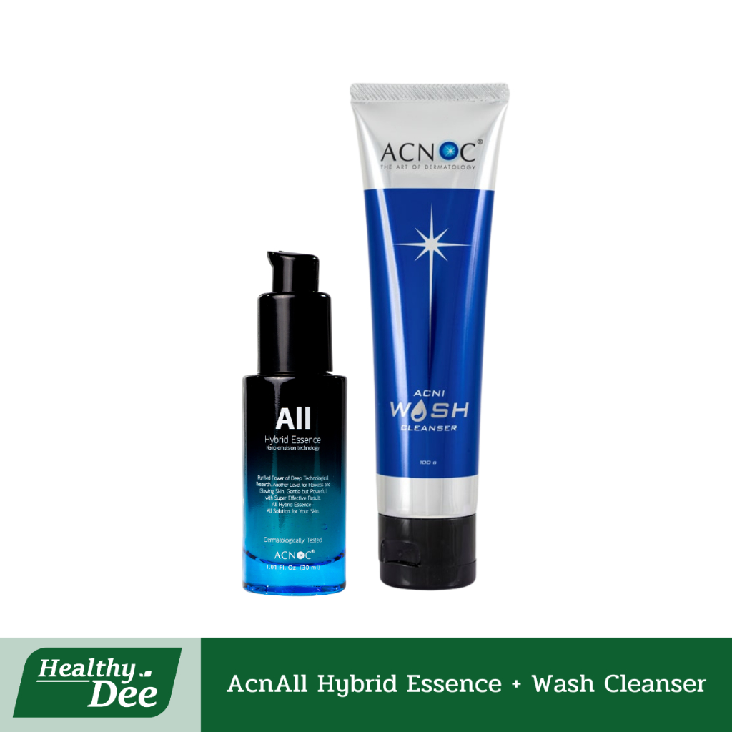 Acnoc All Hybrid Essence และ Acnoc Acni Wash Cleanser