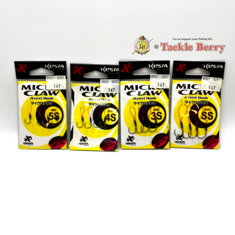 เบ็ดไมโครจิ๊ก Xesta MICRO CLAW (เดี่ยว)