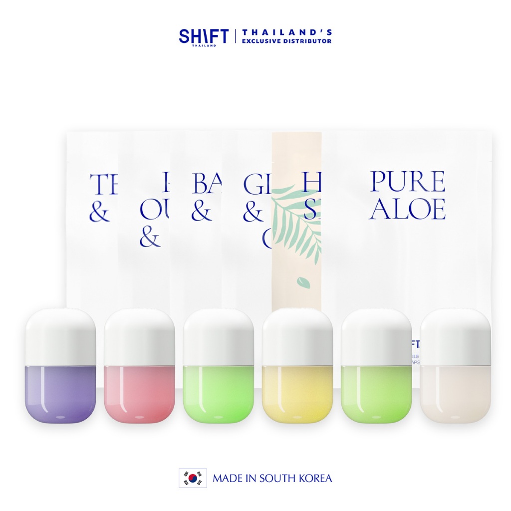 SHIFT Vitamin Capsule [Discovery Set] แคปซูลวิตามินอาบน้ำบำรุงผิว (6 Caps.) Made in Korea