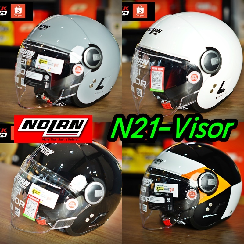 Nolan N21 Visor 2025 ใหม่ หมวกแนว Classic City สำหรับใช้งานเมือง Made in Italy 100%