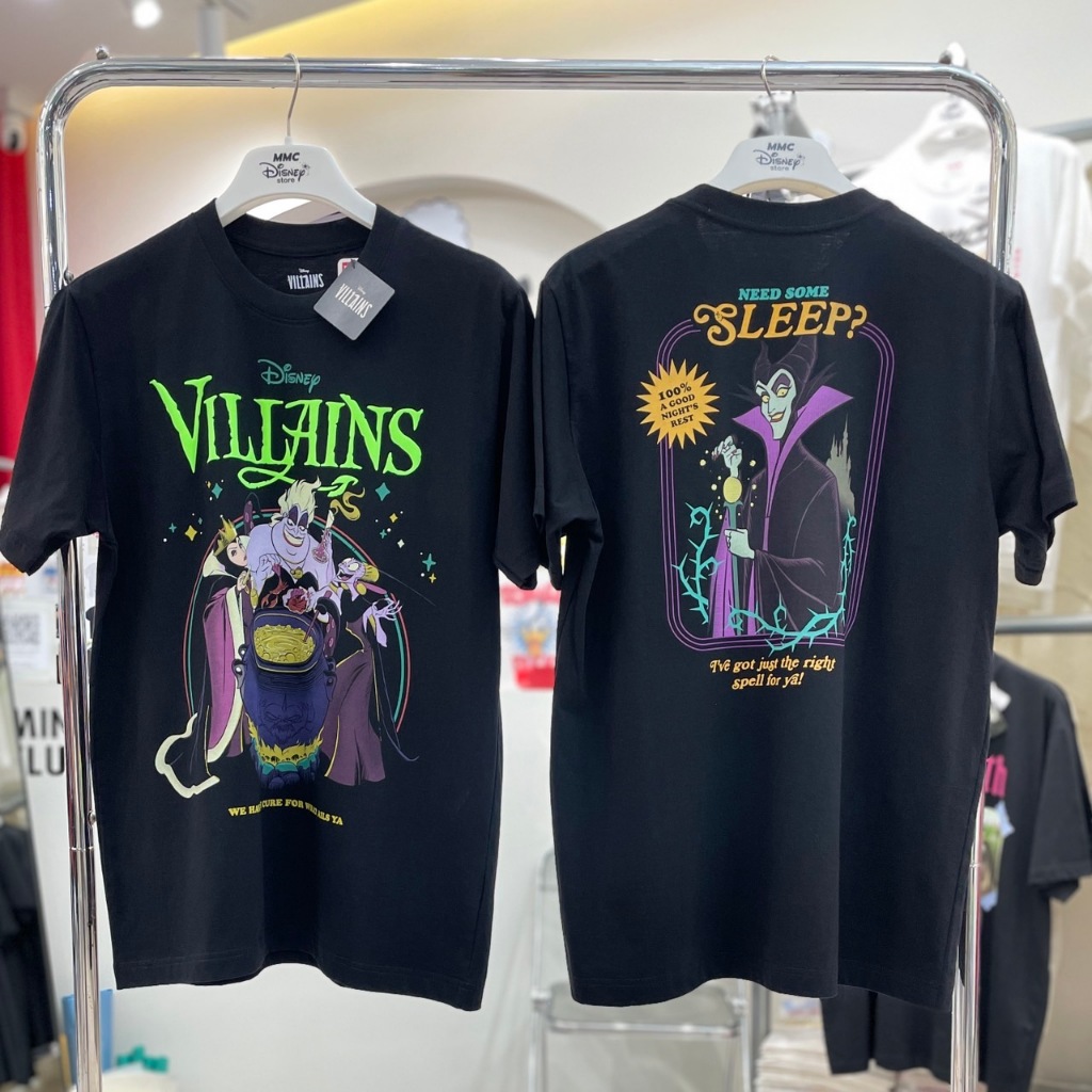 Power 7 Shop เสื้อยืดการ์ตูน "Villains" ลิขสิทธิ์แท้ DISNEY “เทคนิคพิเศษ“(TMX-226) — صورة 8