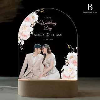 จัดทำ 1-2 วัน Happylife Valentine Collection โคมไฟอะคริลิคสั่งทำ สกรีนUV ของขวัญวันเกิด ของขวัญให้แฟน วันวาเลนไทน์ ตามเท