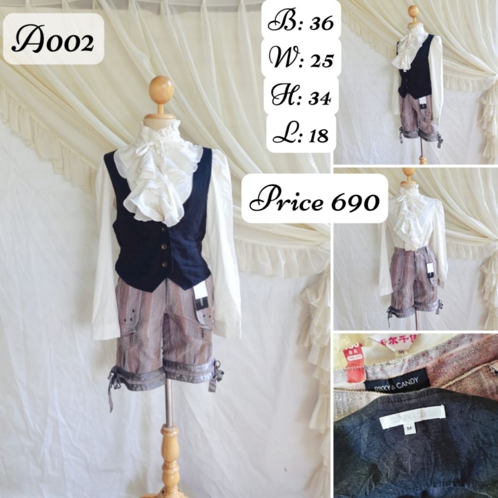 ชุด​เซ็ต​ Ouji​ lolita​ style​